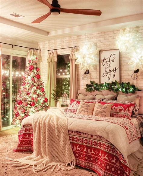 christmas lights bedroom decor|elegant christmas bedrooms.